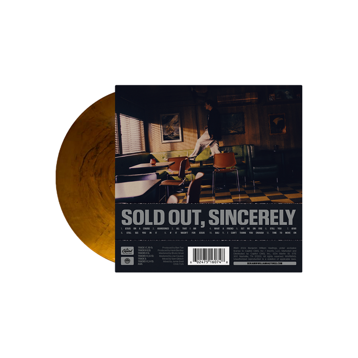 Sold out, sincerely - VINYL (pre-order)